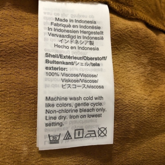 NWT MADEWELL Tie-Dye Ruffle-Shoulder Top Size M - Picture 9 of 10